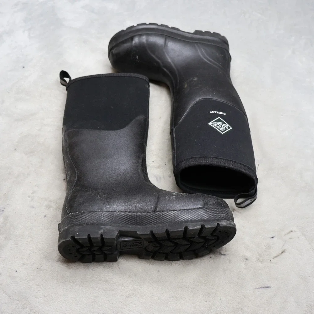 Muck Mens 6M Work Boots Black Chore Classic 16